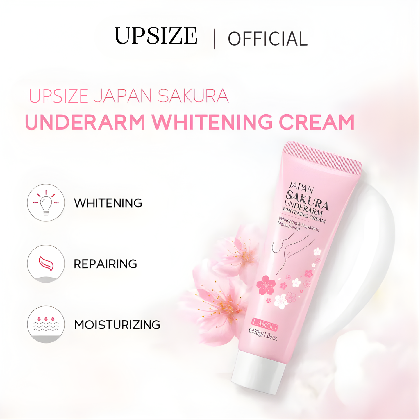 UPSIZE Sakura Whitening Cream